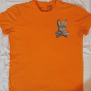 PSYCHO BUNNY Medium Men's Tee-Shirt ★ Orange ★ Willing To Negotiate.